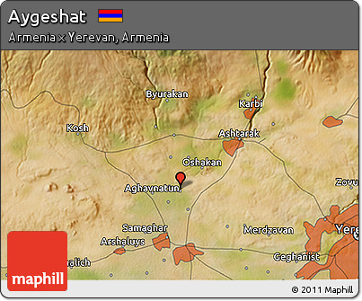 Satellite 3D Map of Aygeshat