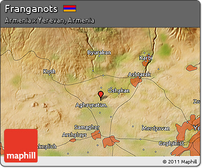 Satellite 3D Map of Franganots