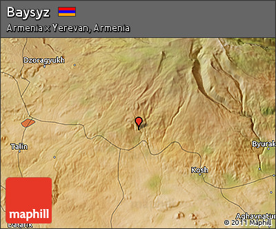 Satellite 3D Map of Baysyz