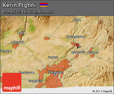 Satellite 3D Map of Kerin Ptghni