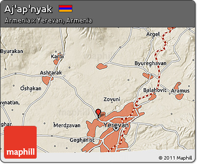 Shaded Relief 3D Map of Aj'ap'nyak