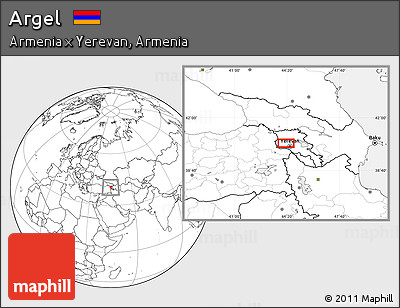 Blank Location Map of Argel