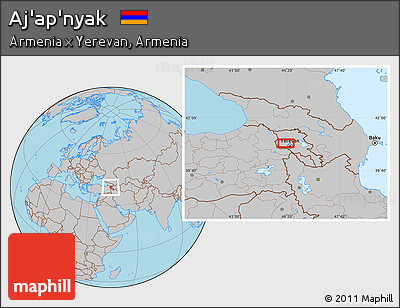 Gray Location Map of Aj'ap'nyak