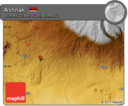 Physical Map of Ashnak