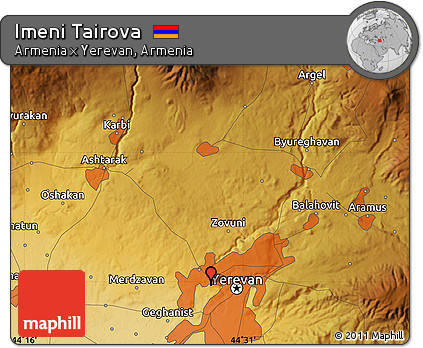 Physical Map of Imeni Tairova