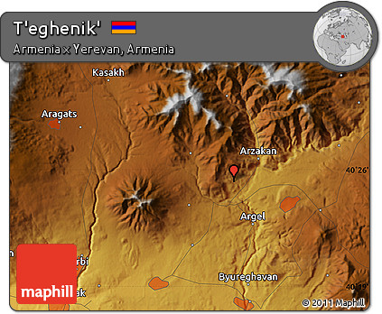 Physical Map of T'eghenik'