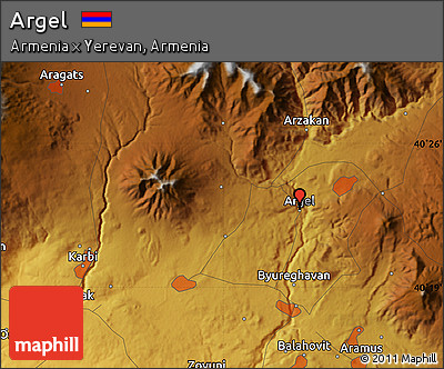 Physical Map of Argel
