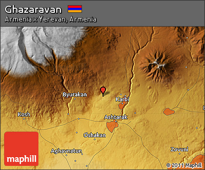 Physical Map of Ghazaravan