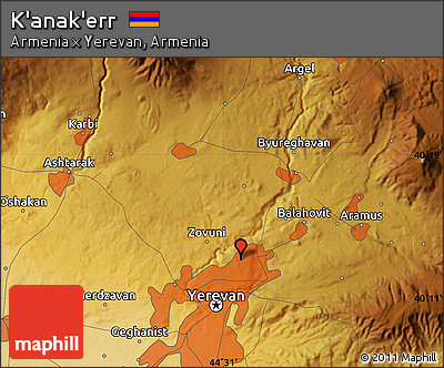 Physical Map of K'anak'err