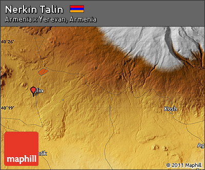 Physical Map of Nerkin Talin