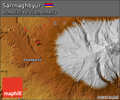 Physical Map of Sarrnaghbyur