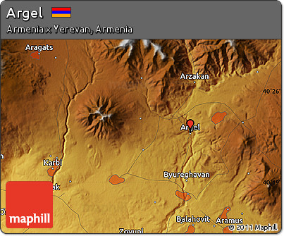 Physical Map of Argel