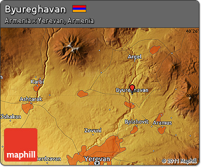 Physical Map of Byureghavan