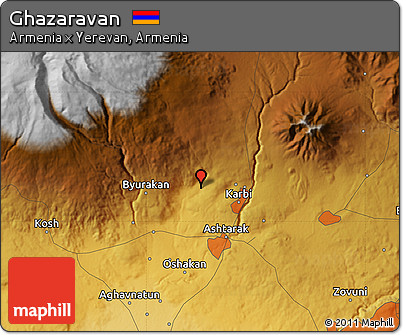 Physical Map of Ghazaravan