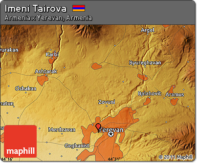 Physical Map of Imeni Tairova