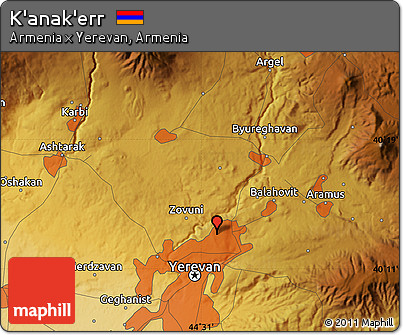 Physical Map of K'anak'err