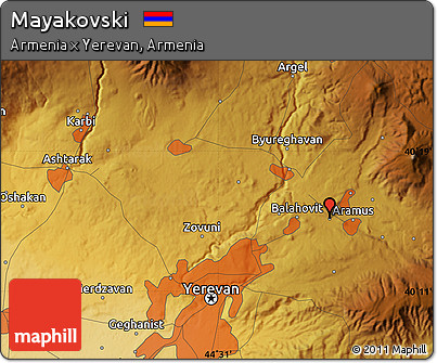 Physical Map of Mayakovski