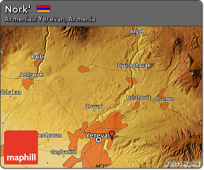 Physical Map of Nork'