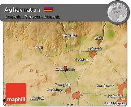 Satellite Map of Aghavnatun