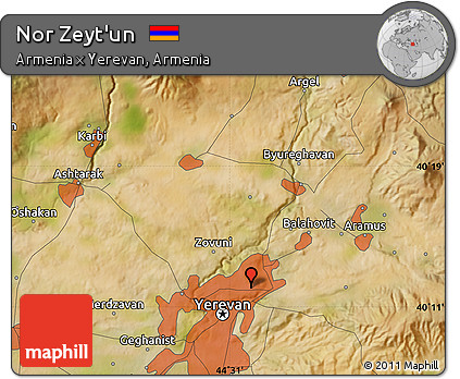 Satellite Map of Nor Zeyt'un