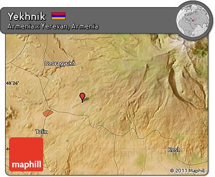 Satellite Map of Yekhnik