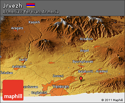 Physical Panoramic Map of Jrvezh