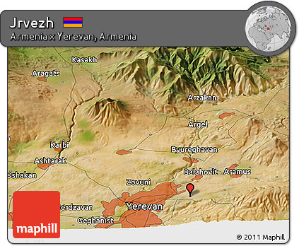Satellite Panoramic Map of Jrvezh