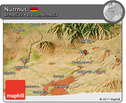 Satellite Panoramic Map of Nurrnus