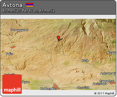 Satellite Panoramic Map of Avtona