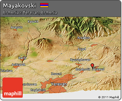 Satellite Panoramic Map of Mayakovski