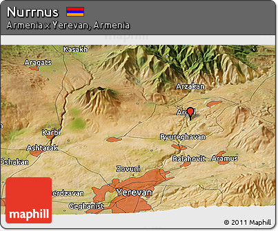 Satellite Panoramic Map of Nurrnus