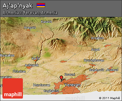 Satellite Panoramic Map of Aj'ap'nyak