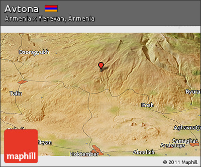Satellite Panoramic Map of Avtona