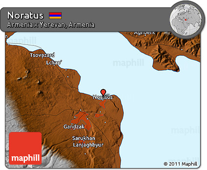 Physical 3D Map of Noratus