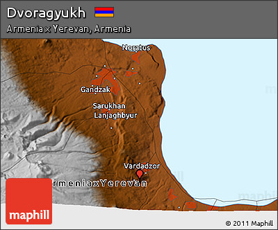 Physical 3D Map of Dvoragyukh