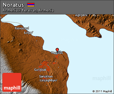Physical 3D Map of Noratus