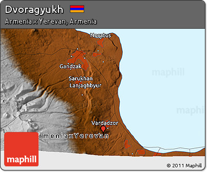 Physical 3D Map of Dvoragyukh