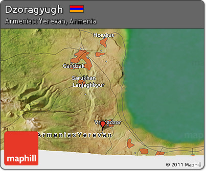 Satellite 3D Map of Dzoragyugh