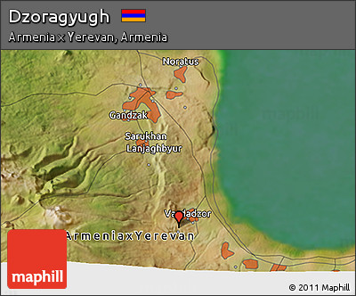 Satellite 3D Map of Dzoragyugh