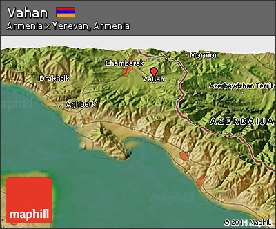 Satellite 3D Map of Vahan