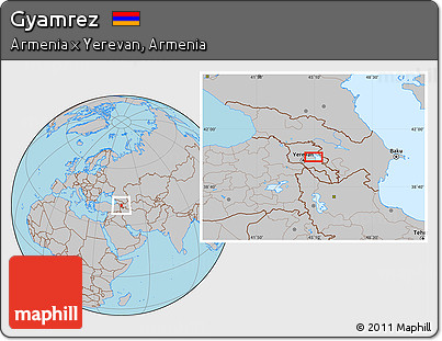 Gray Location Map of Gyamrez