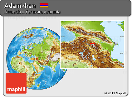 Physical Location Map of Adamkhan