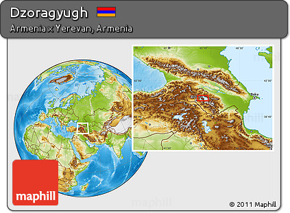 Physical Location Map of Dzoragyugh