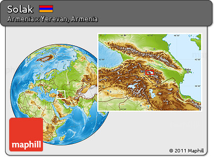 Physical Location Map of Solak