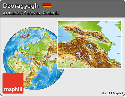 Physical Location Map of Dzoragyugh