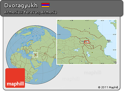 Savanna Style Location Map of Dvoragyukh