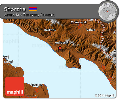 Physical Map of Shorzha