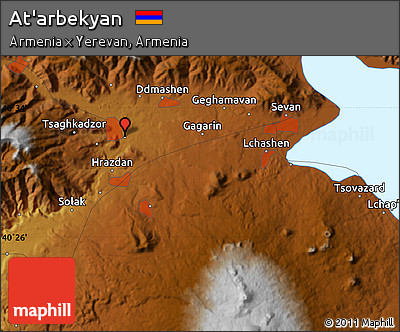 Physical Map of At'arbekyan