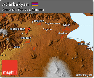 Physical Map of At'arbekyan