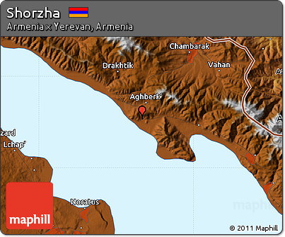 Physical Map of Shorzha